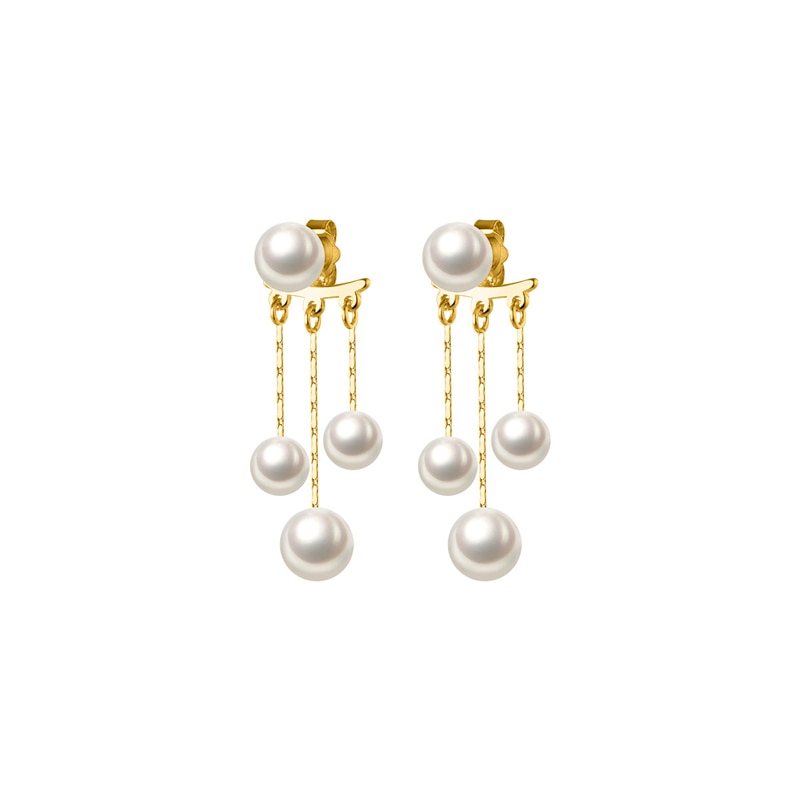 Charm Pearl Drop Earrings