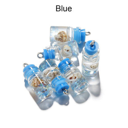 Pendentifs de bouteille à dérive océanique en coquille de conque, 10 pièces