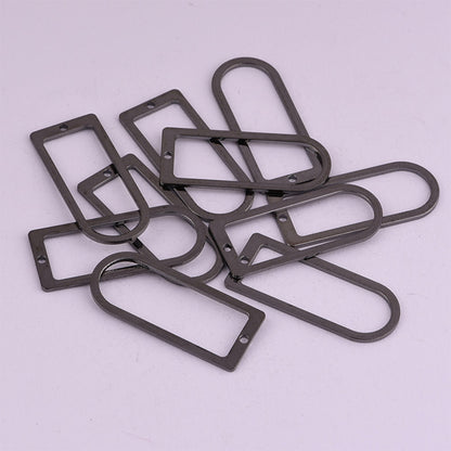Geometric Door Shape Pendants Base, 10pcs