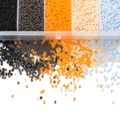 5 Color 2mm Czech Seed Beads Box
