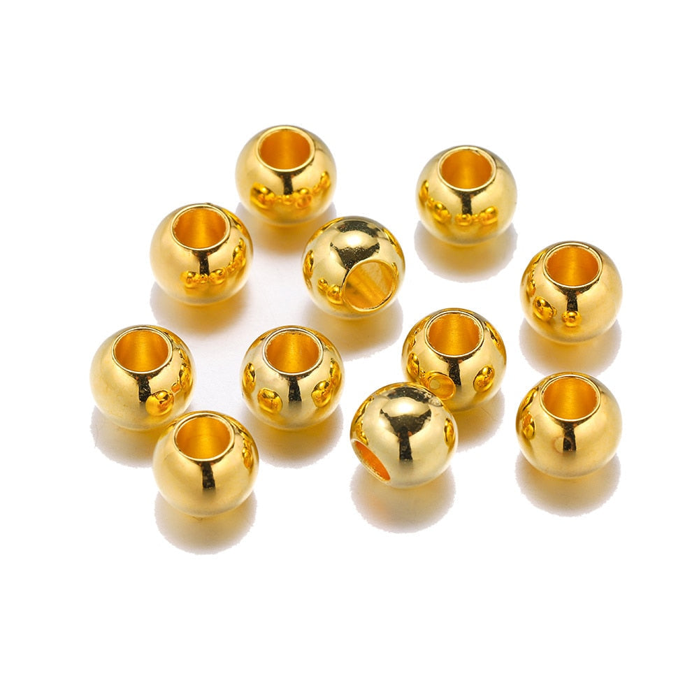 4-12mm Big Hole CCB Spacer Beads