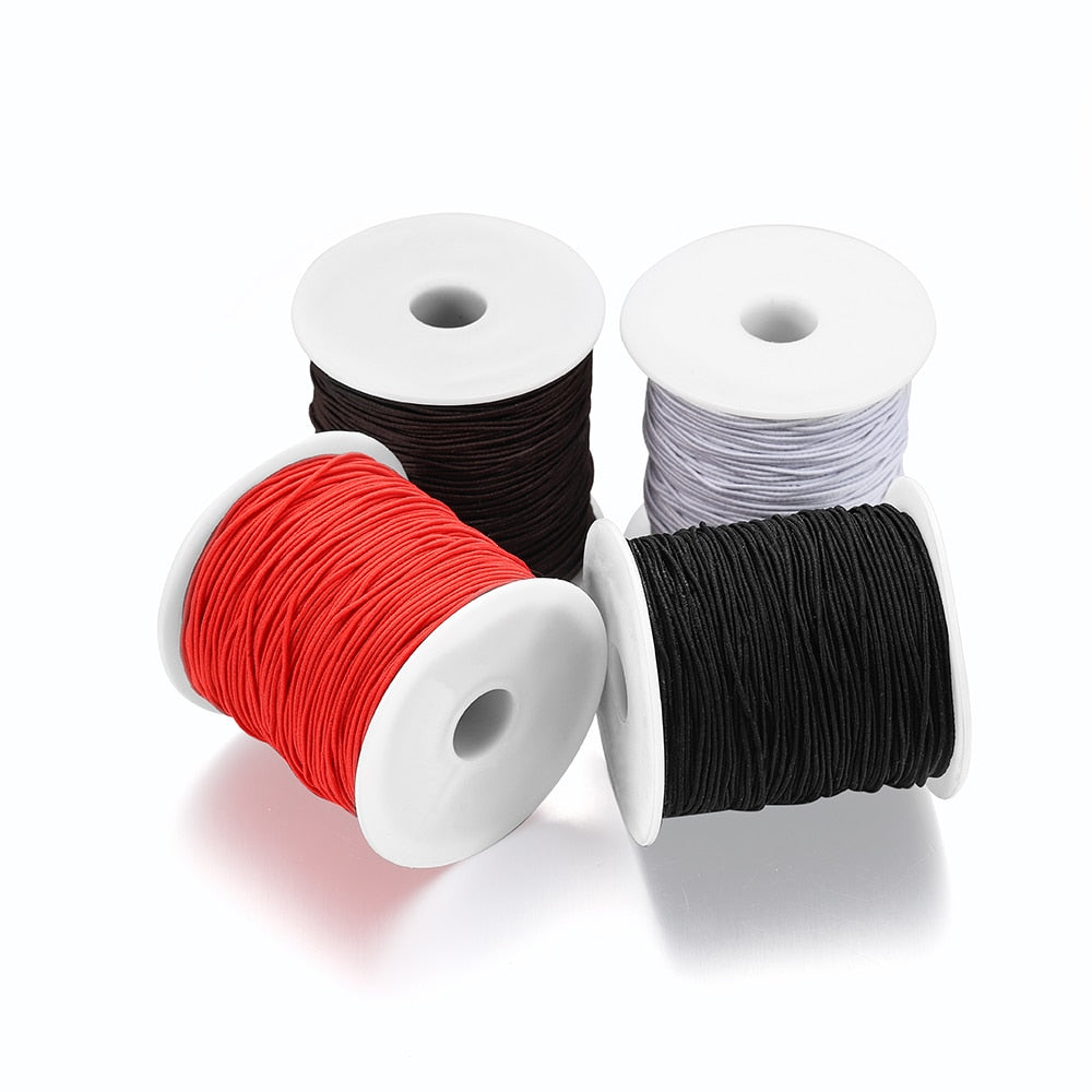 0.8 1.0 mm Elastic Cord, Beading Stretch Thread, 50-100m
