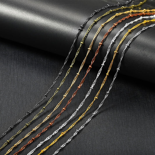 1.8mm Ball Chain Necklace Bead, 5m lot