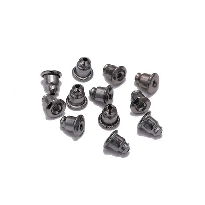 Rubber Earring Backs Earnuts, 100-200pcs