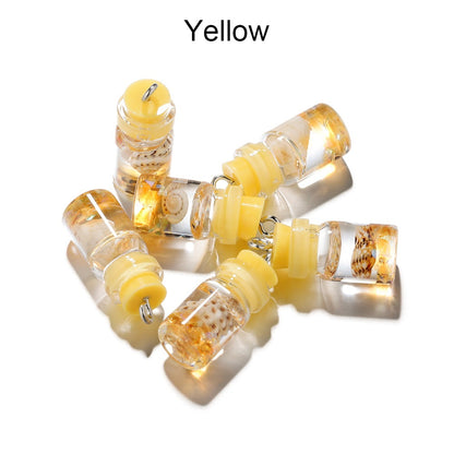 Pendentifs de bouteille à dérive océanique en coquille de conque, 10 pièces