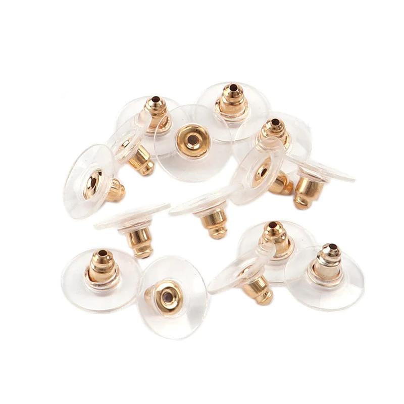 Rubber Earring Backs Earnuts, 100-200pcs
