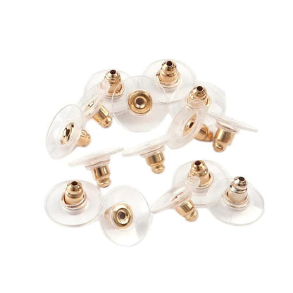 Rubber Earring Backs Earnuts, 100-200pcs