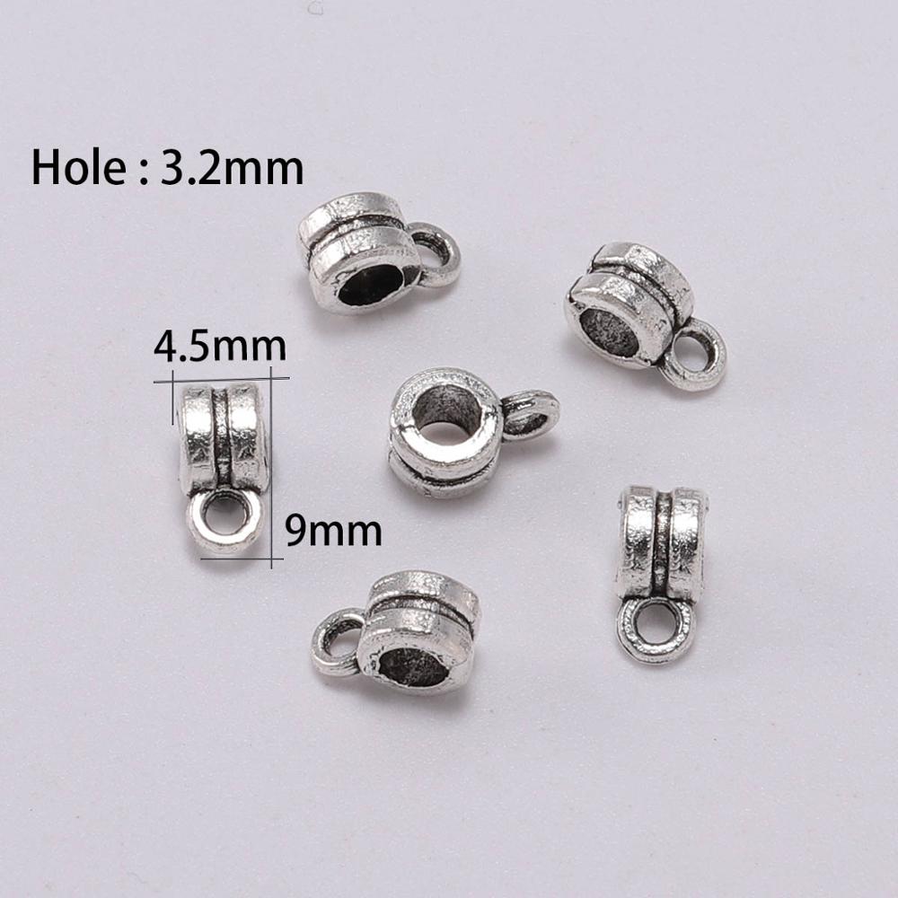 Antike Verbindungsclip-Bügelperlen, 20 Stück/Menge