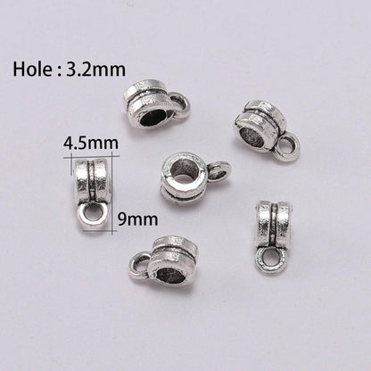 Antike Verbindungsclip-Bügelperlen, 20 Stück/Menge