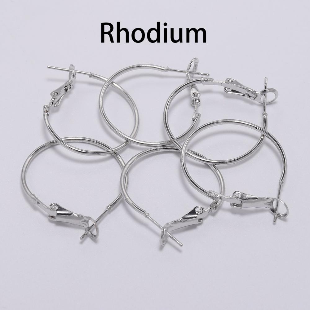 Boucles d'oreilles créoles rondes dorées de 20 à 50 mm