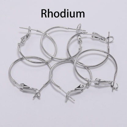 Boucles d'oreilles créoles rondes dorées de 20 à 50 mm