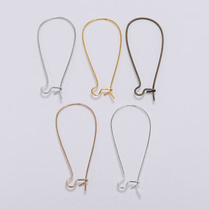 Crochets de boucles d'oreilles à levier français, 50pcs