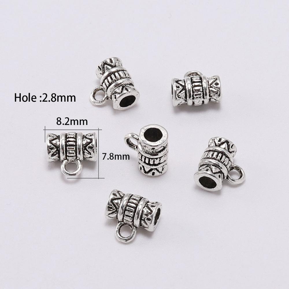 Antike Verbindungsclip-Bügelperlen, 20 Stück/Menge