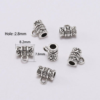 Antike Verbindungsclip-Bügelperlen, 20 Stück/Menge