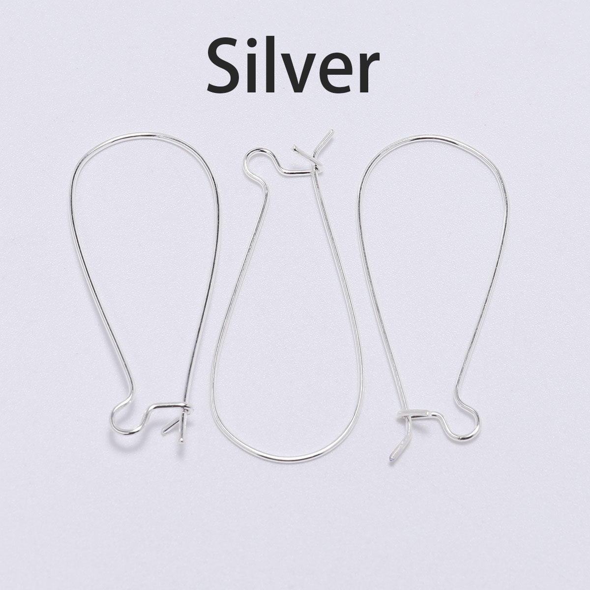 Crochets de boucles d'oreilles à levier français, 50pcs