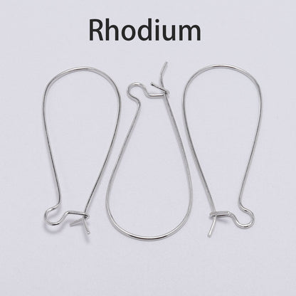 Crochets de boucles d'oreilles à levier français, 50pcs