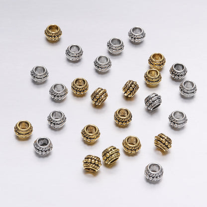 8 mm antike Spacer-Perlen, 30 Stück