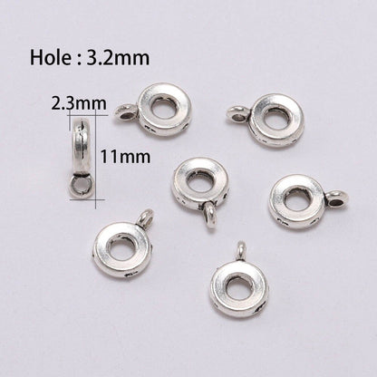 Antike Verbindungsclip-Bügelperlen, 20 Stück/Menge