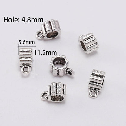 Antike Verbindungsclip-Bügelperlen, 20 Stück/Menge