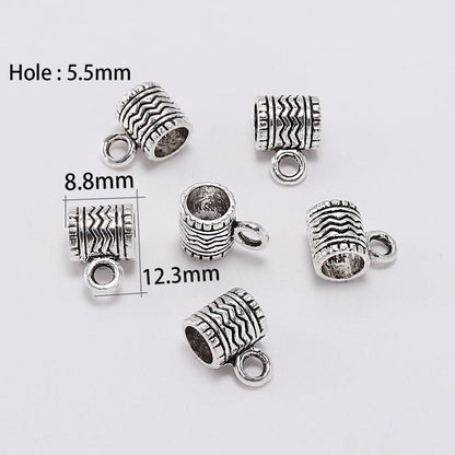 Antike Verbindungsclip-Bügelperlen, 20 Stück/Menge