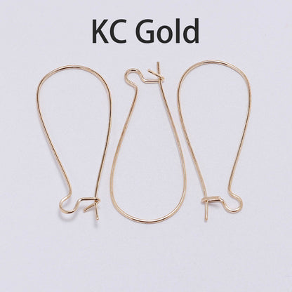 Crochets de boucles d'oreilles à levier français, 50pcs