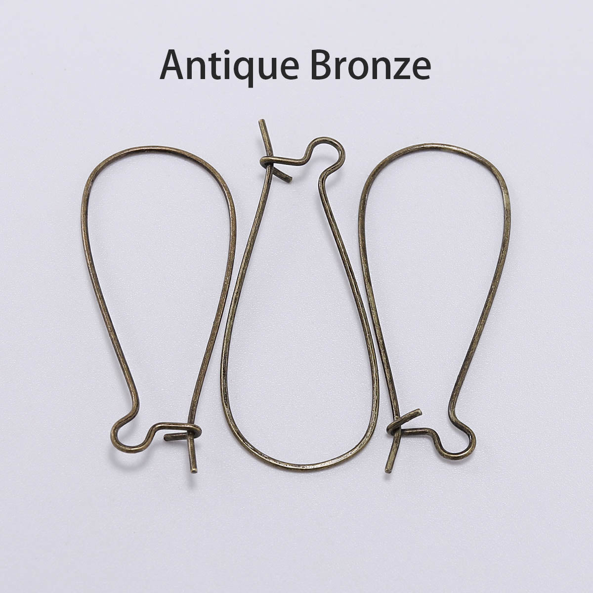 Crochets de boucles d'oreilles à levier français, 50pcs