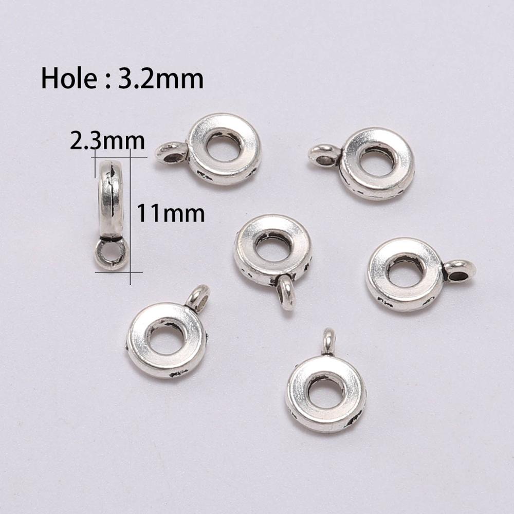 Antike Verbindungsclip-Bügelperlen, 20 Stück/Menge