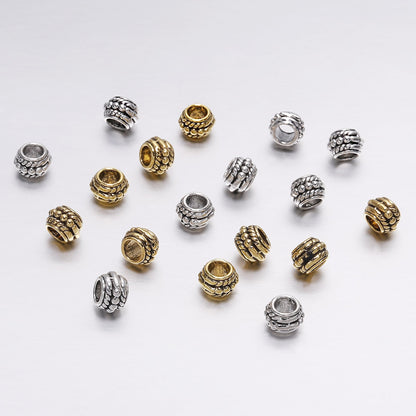 8 mm antike Spacer-Perlen, 30 Stück