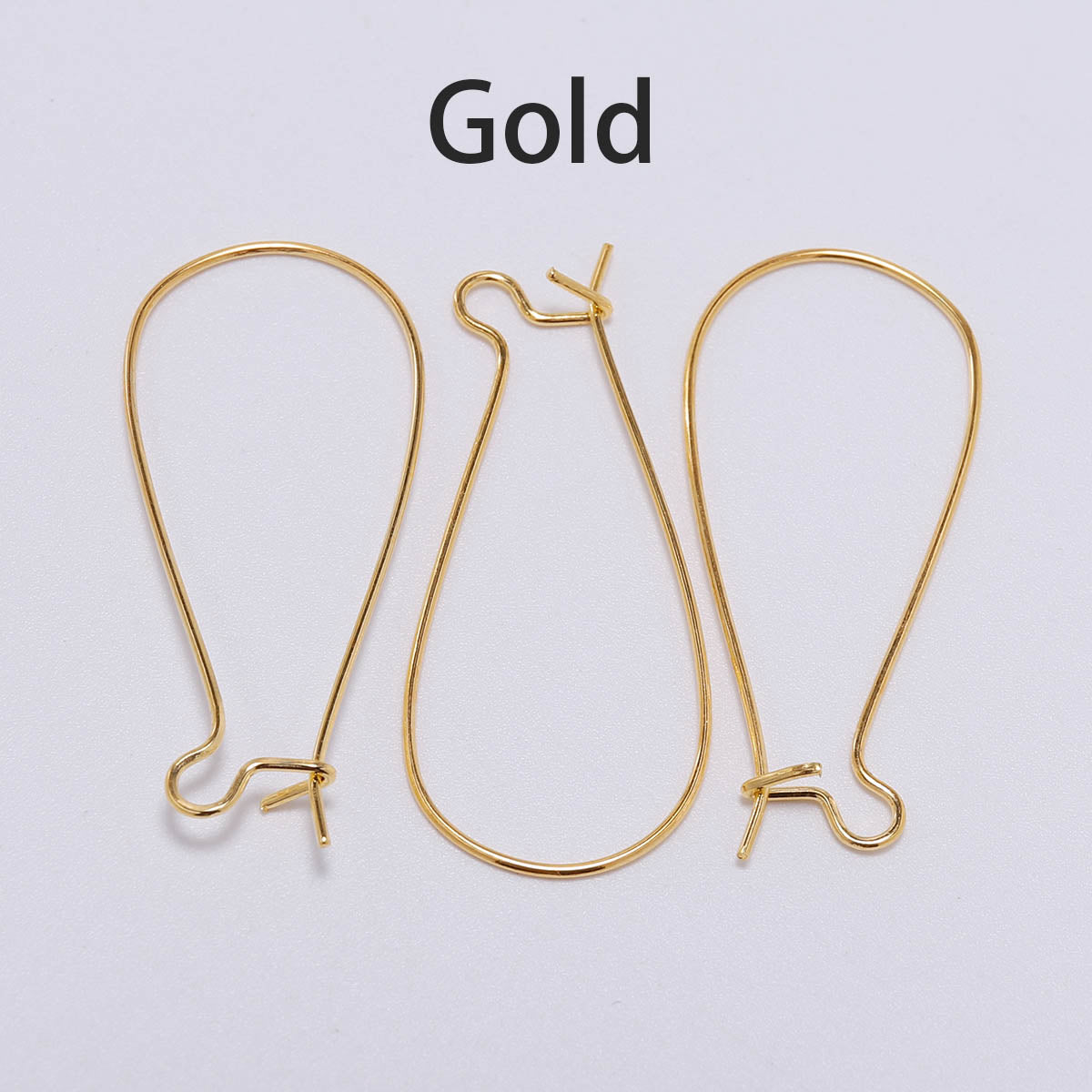 Crochets de boucles d'oreilles à levier français, 50pcs