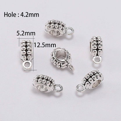 Antike Verbindungsclip-Bügelperlen, 20 Stück/Menge