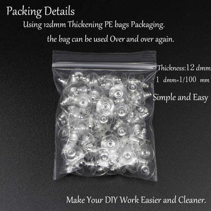 Rubber Earring Backs Earnuts, 100-200pcs