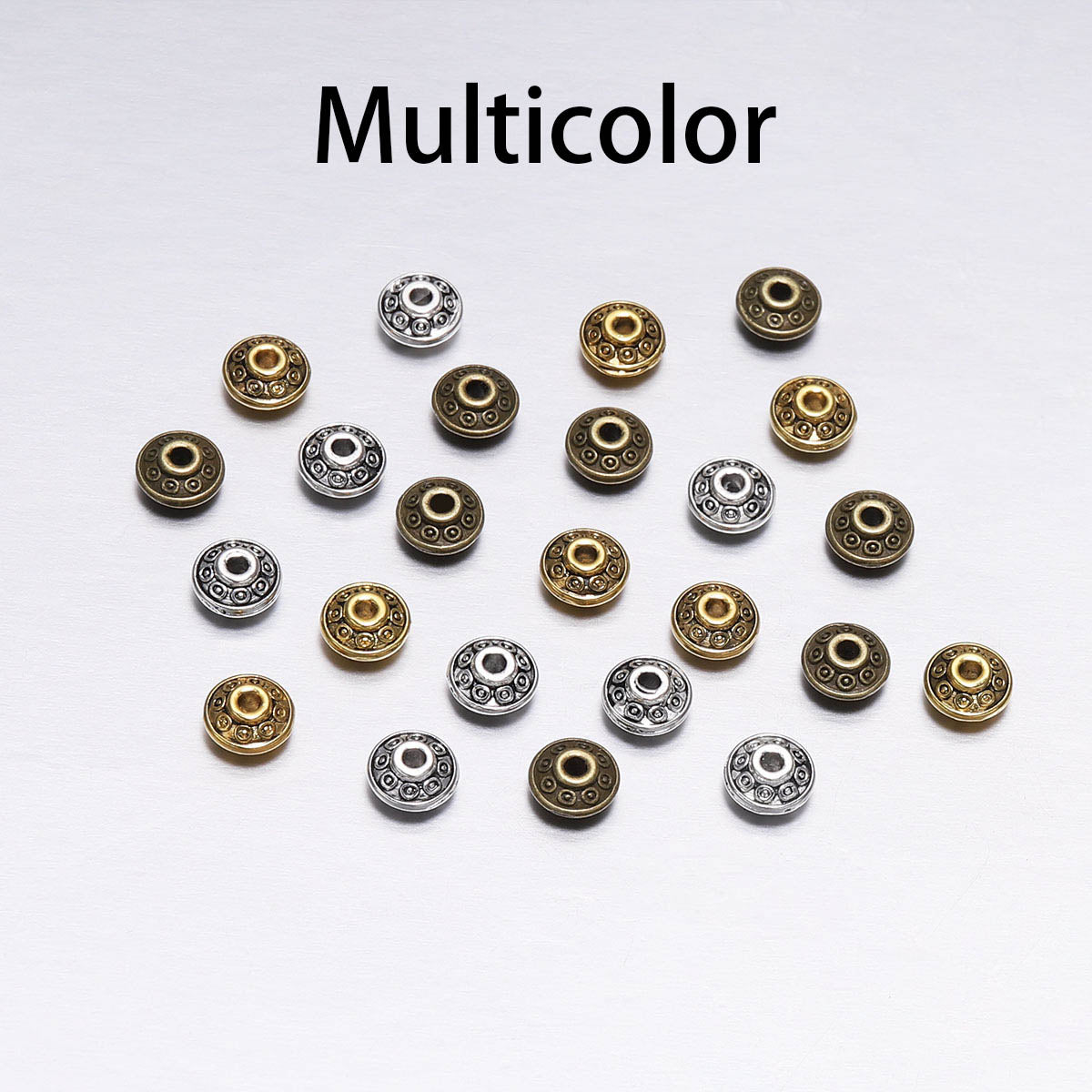 6mm Vintage Cone Spacer Bead, 50pcs