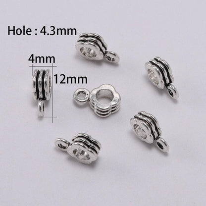 Antike Verbindungsclip-Bügelperlen, 20 Stück/Menge