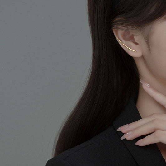 Minimalistische Ohrstecker