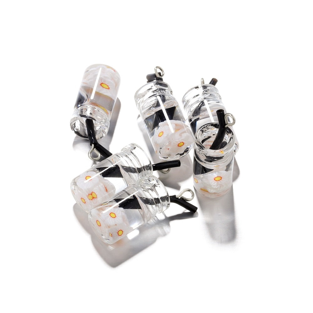 Pendentif à breloque fruit en bouteille, 10 pièces