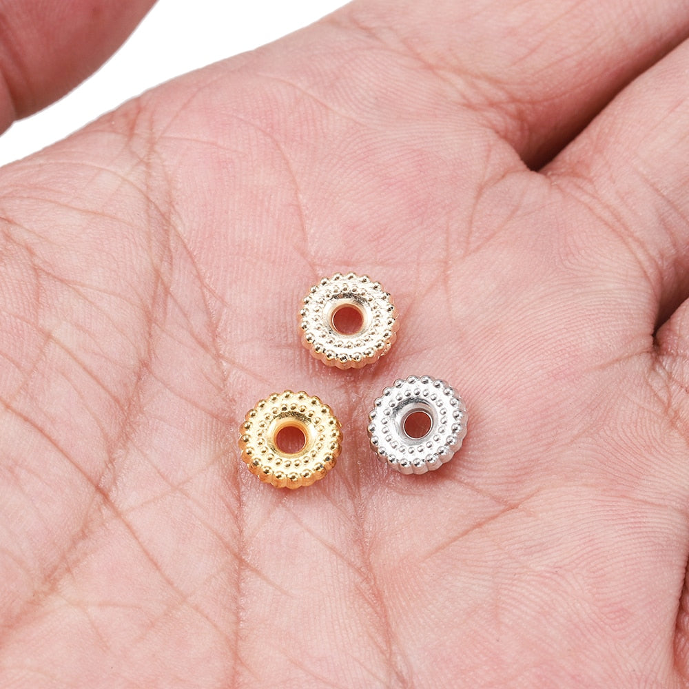 200 Stück CCB Kunststoff-Rondelle-Perlen