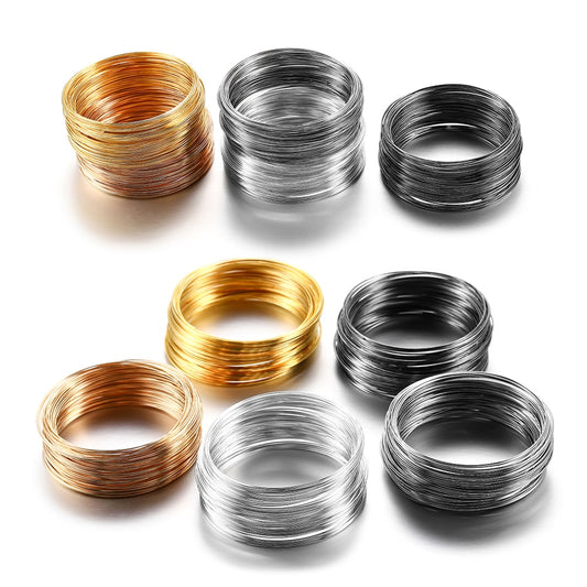 0.6mm Memory Beading Steel Wire, 100 Loops