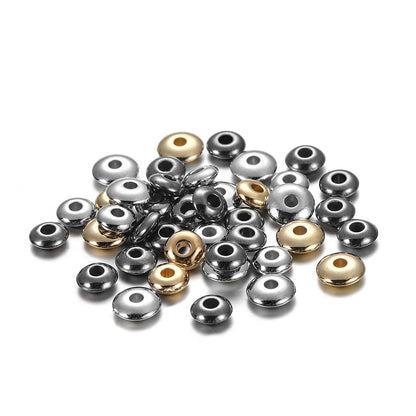 200–400 Stück CCB-Rondelle-Abstandsperlen, 5–6 mm