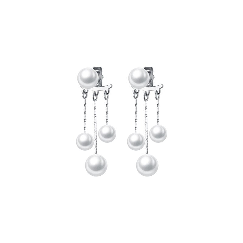 Charm Pearl Drop Earrings