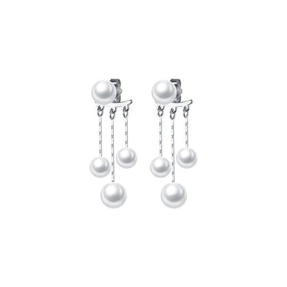 Charm Pearl Drop Earrings