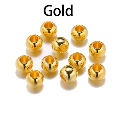 50–100 Stück CCB-Perlen mit großem Loch