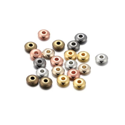 200–400 Stück CCB-Rondelle-Abstandsperlen, 5–6 mm