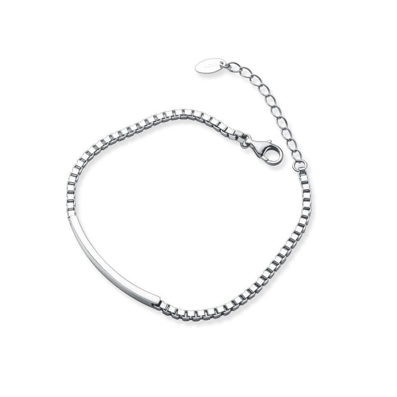 Bracelet rectangulaire géométrique