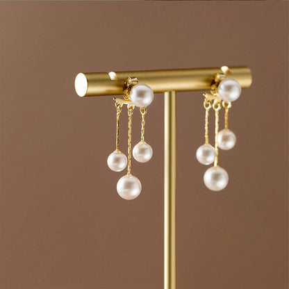 Charm Pearl Drop Earrings