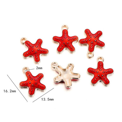 Kleine Anhänger in Fruchtform, 10 Stück