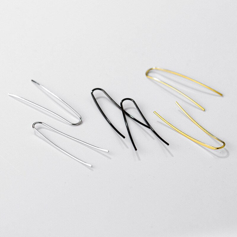 Minimalist Line Ear Studs