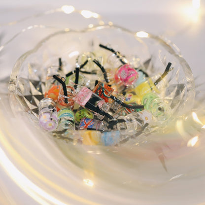 Pendentif à breloque fruit en bouteille, 10 pièces