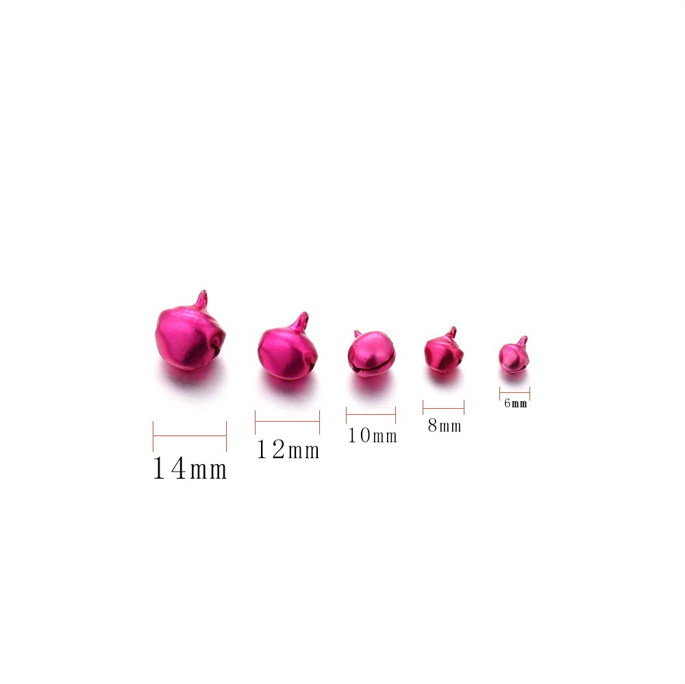 Jingle Bells Aluminium lose Perlen, 20–150 Stück
