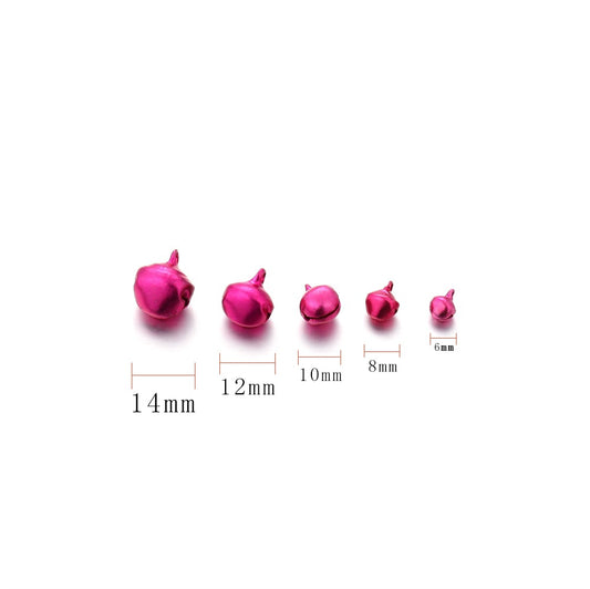 Jingle Bells Aluminum Loose Beads, 20-150Pcs