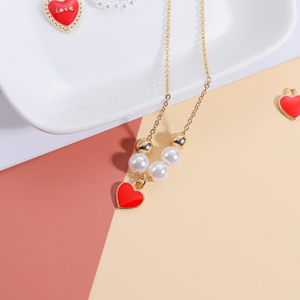 Kleine Anhänger in Fruchtform, 10 Stück